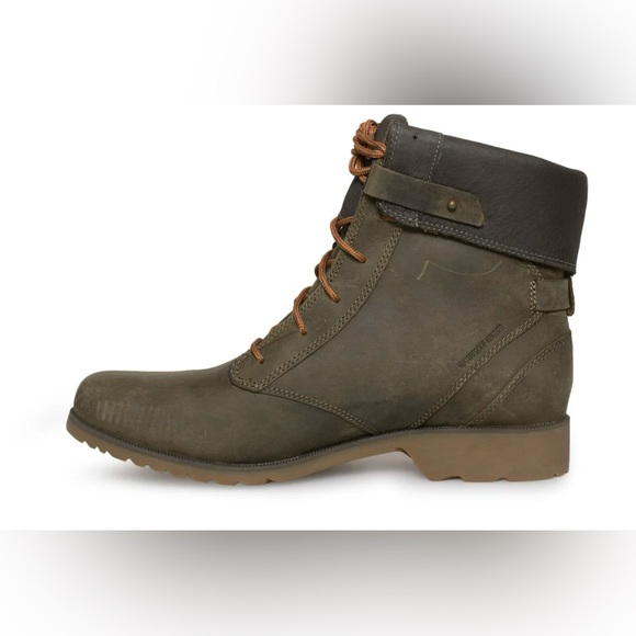 Teva Delavina Lace Dark Olive Boots, size 8.5 - Picture 1 of 8